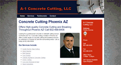 Desktop Screenshot of a-1concretecutting.net